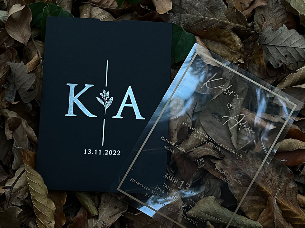 Acrylic Invitations