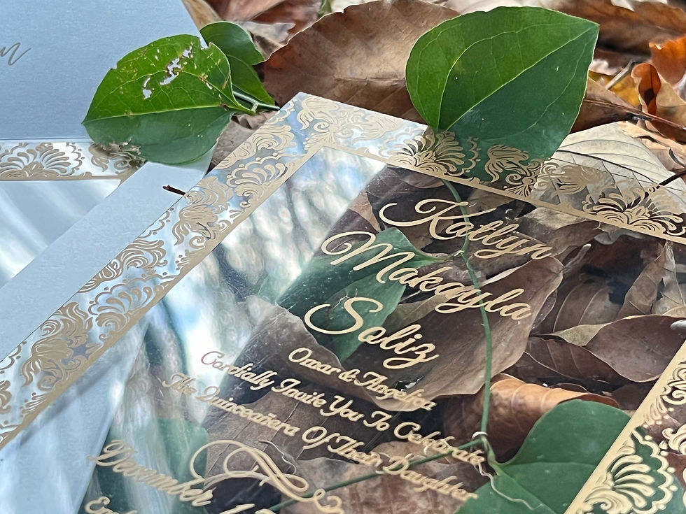 Miniatura: Acrylic Invitations