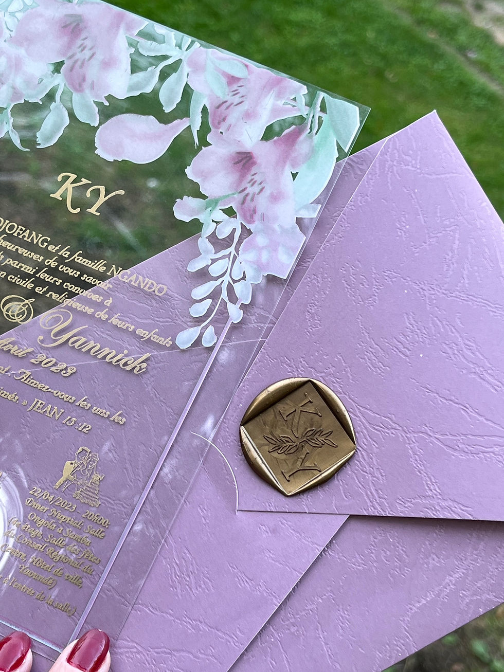 Miniaturbild: acrylic invitation cards