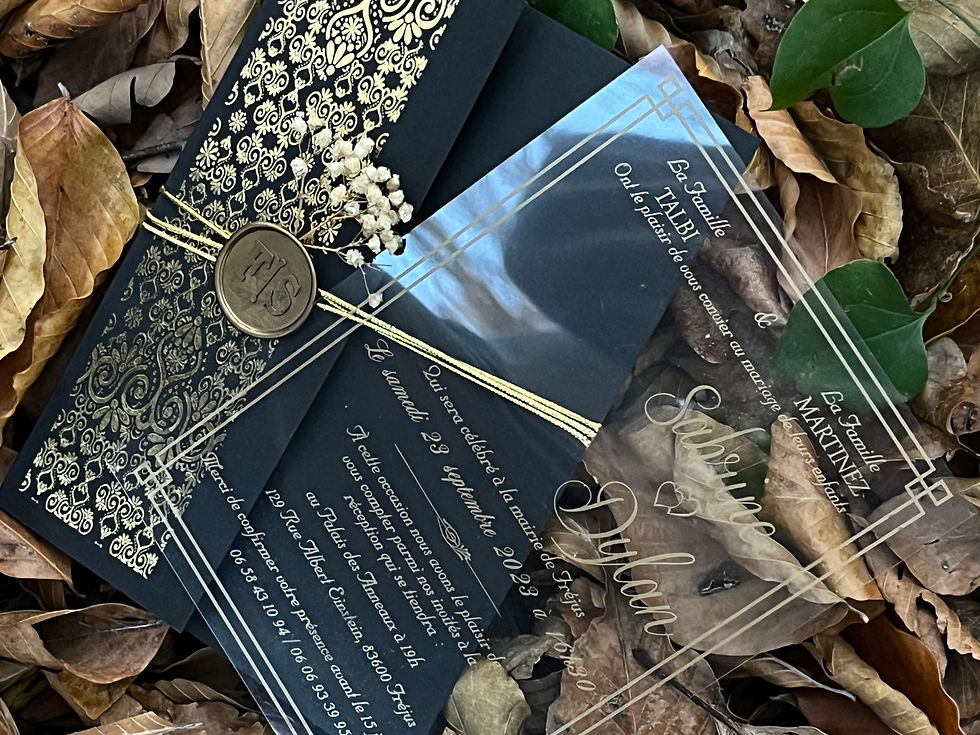 Miniature : Acrylic Invitations