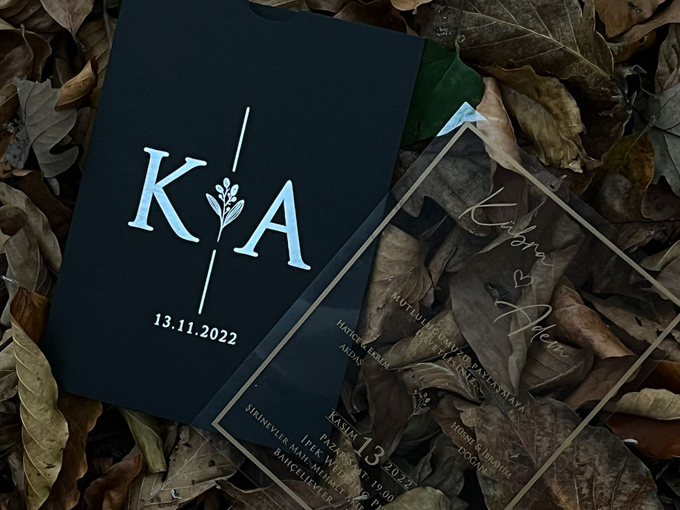 Acrylic Invitations