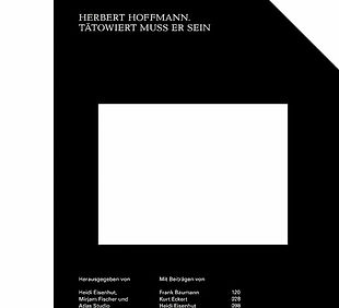 Buchcover der Publikation "Tätowiert muss er sein" von und über Herbert Hoffmann