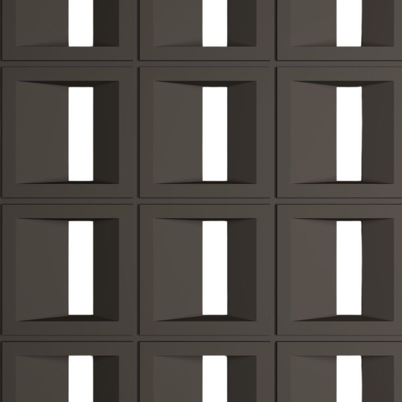 Thumbnail: PU Gap Wall "Window" Light Black 120x60x3 cm
