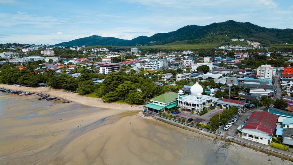 Shot of a Mosque on Chalong Beach in Phuket