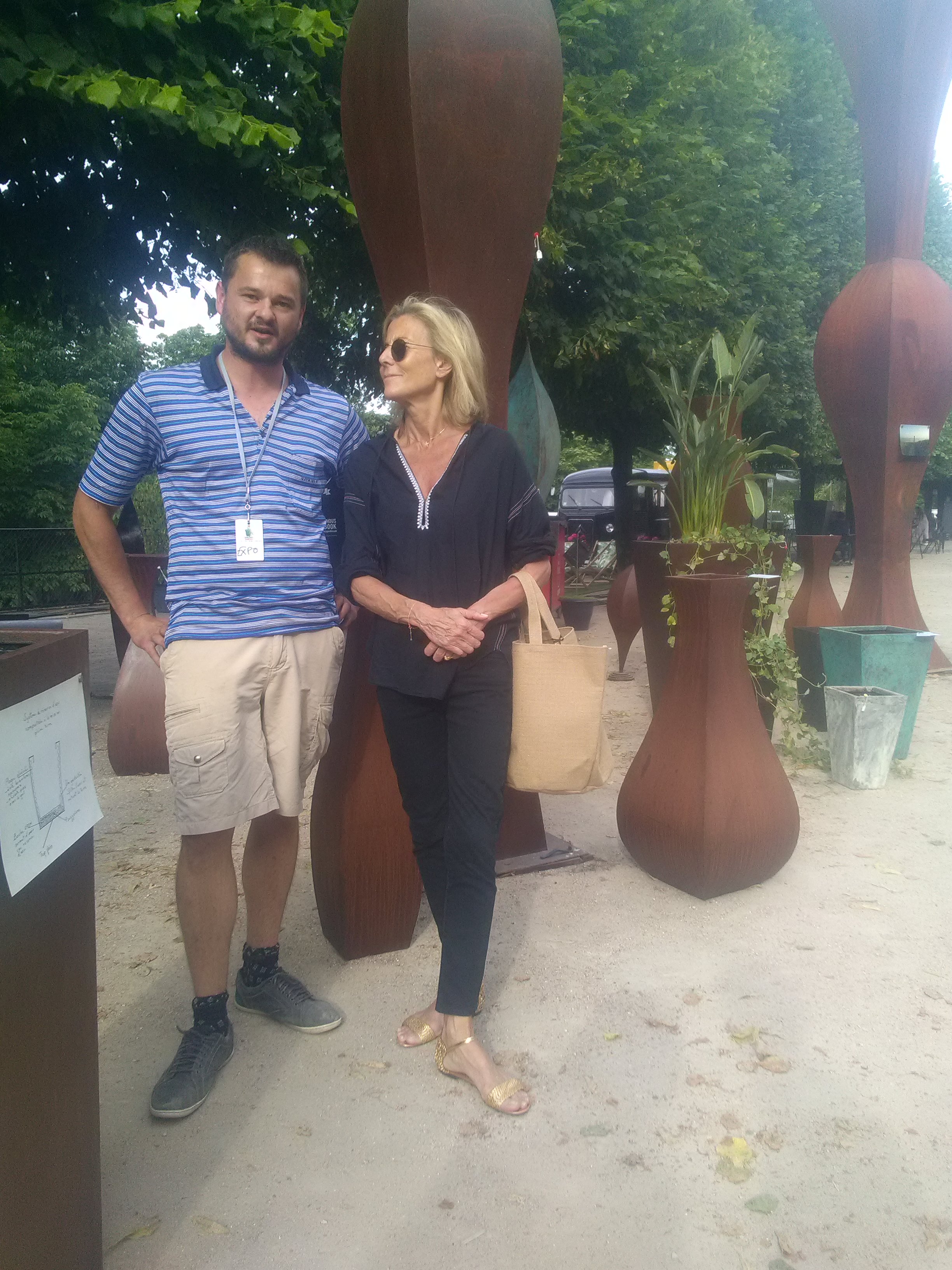 Salon jardins, jardin au Jardins des Tuileries