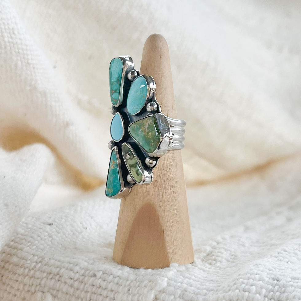 Thumbnail: wildflower ring no. 017 • sz 8