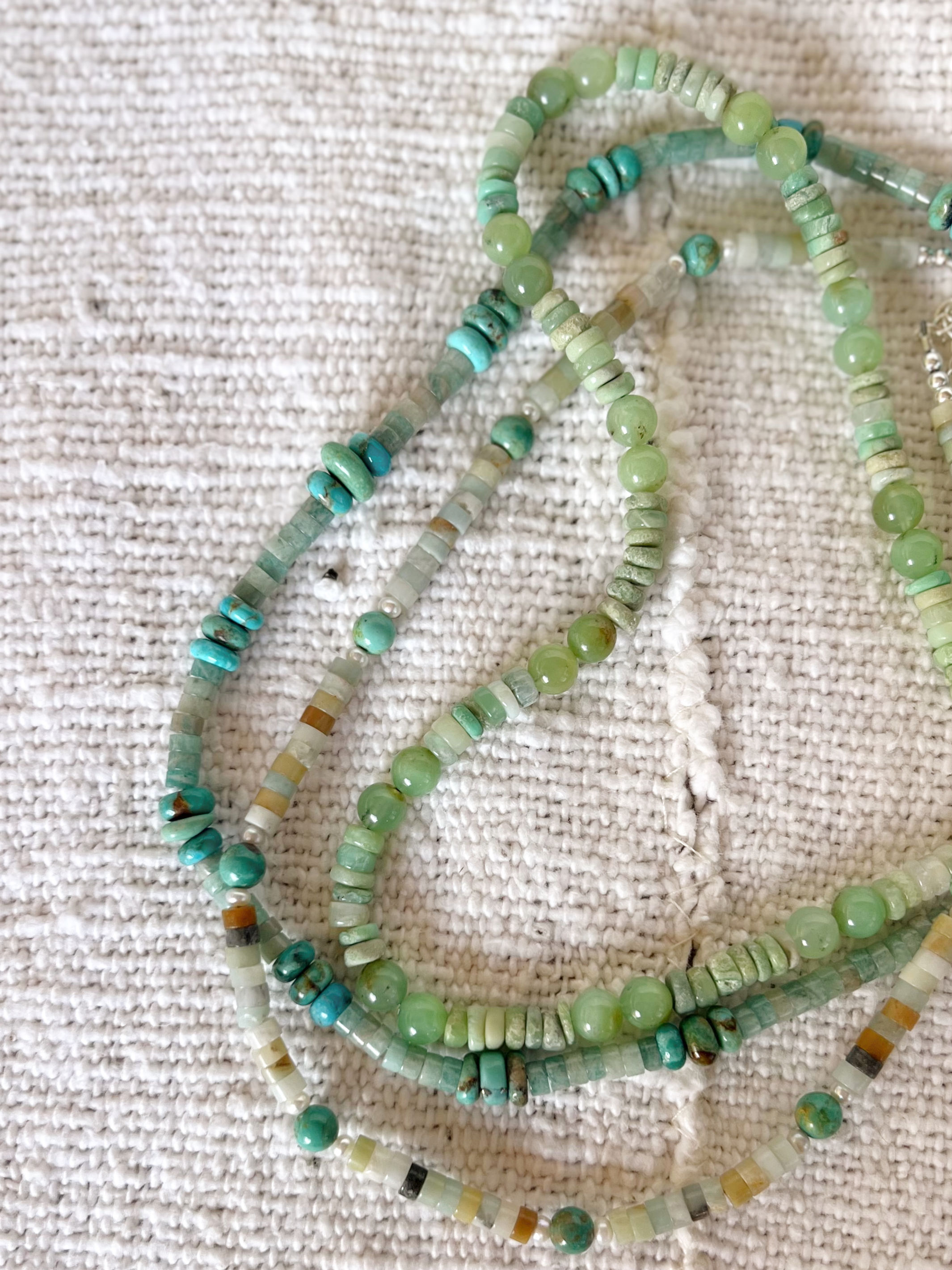 LOST AT SEA BEADED NECKLACE