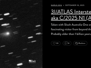 Bring the Interstellar 3I/ATLAS Comet into Your Classroom!