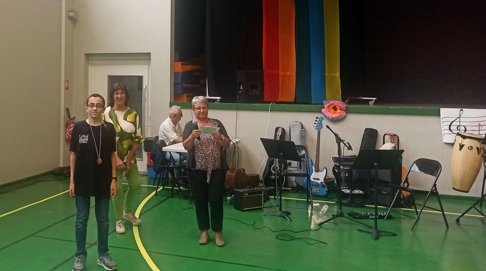 Remise des médailles Jeux