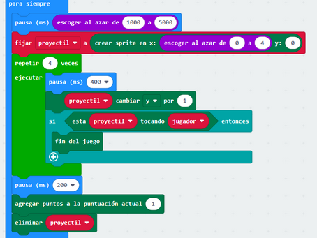 Juego en microbit