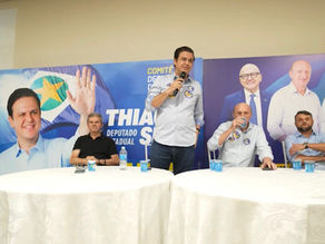 Deputado do MDB, Thiago Silva declara apoio a Pivetta
