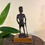 Thumbnail: Vintage African Ebony Carving: Man with Walking Stick