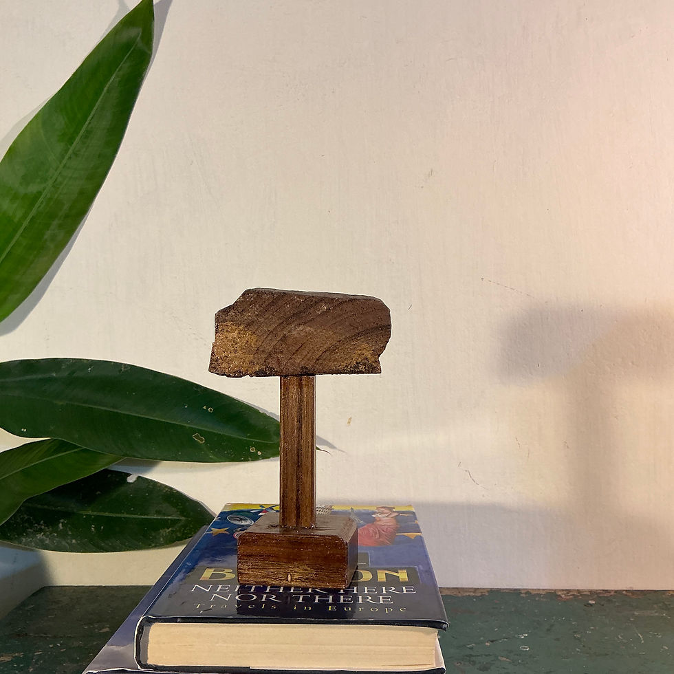 Thumbnail: Vintage Single Flower Wooden Textile Printing Block