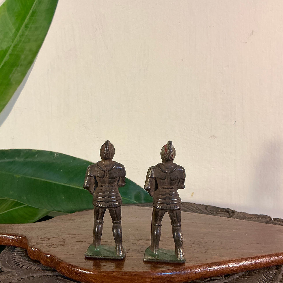 Thumbnail: Pair of Vintage Iron Knights