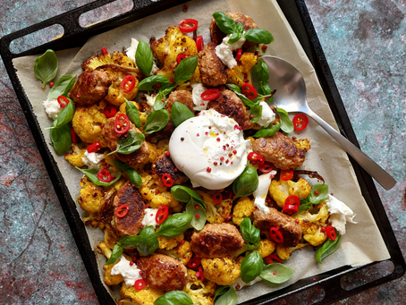Easy cauliflower traybake