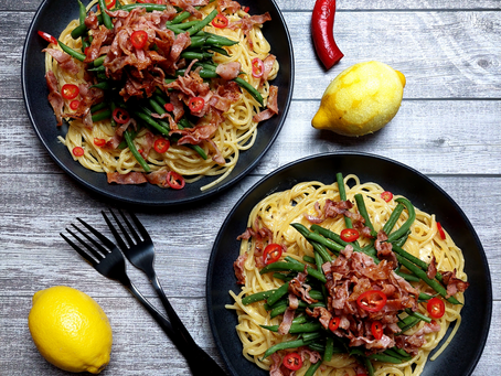 Lemon-pepper pasta