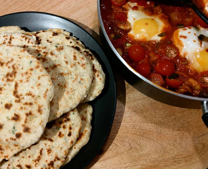 Easy naan-bread