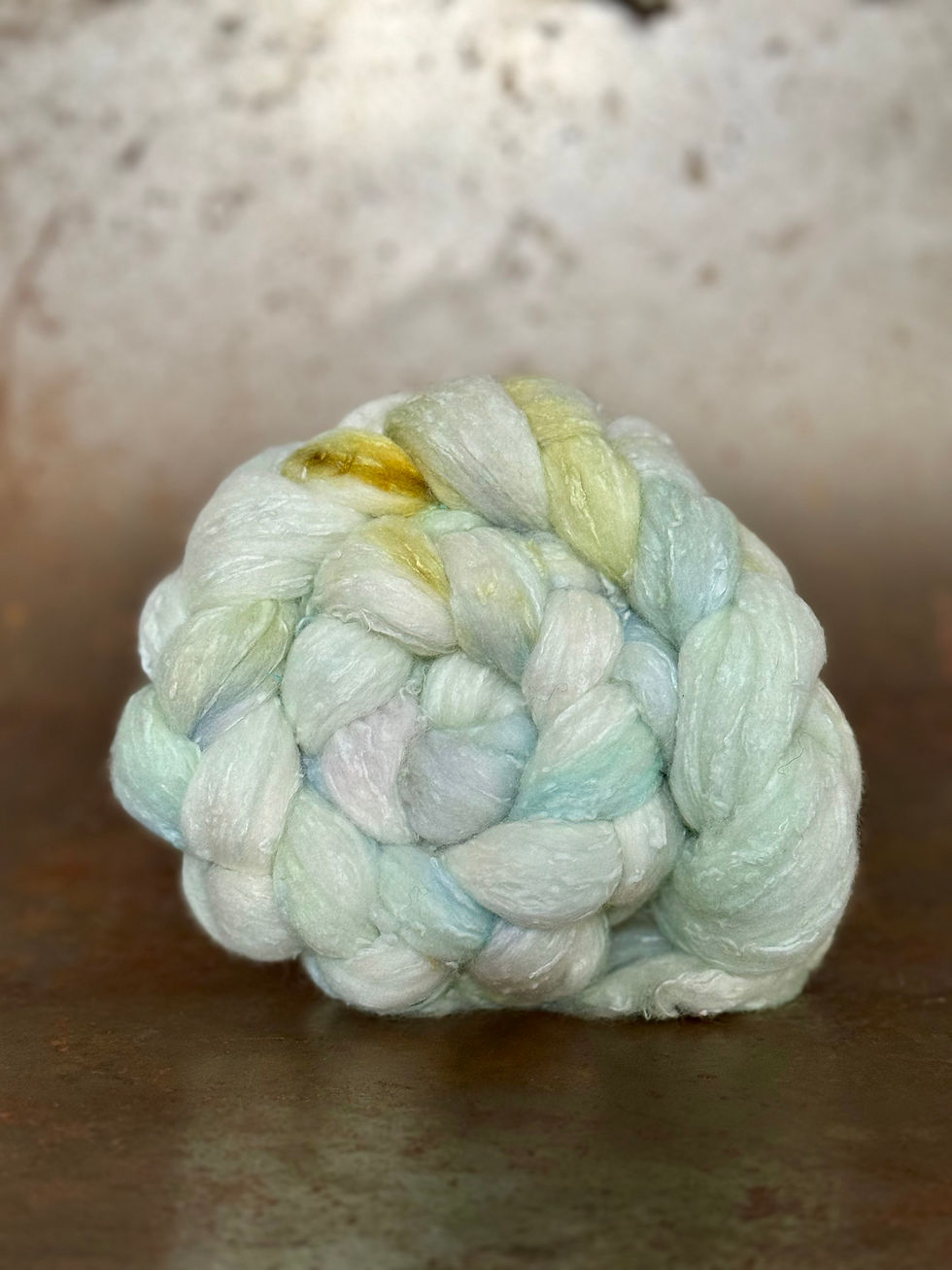 Thumbnail: Merino and silk ribbon schappe