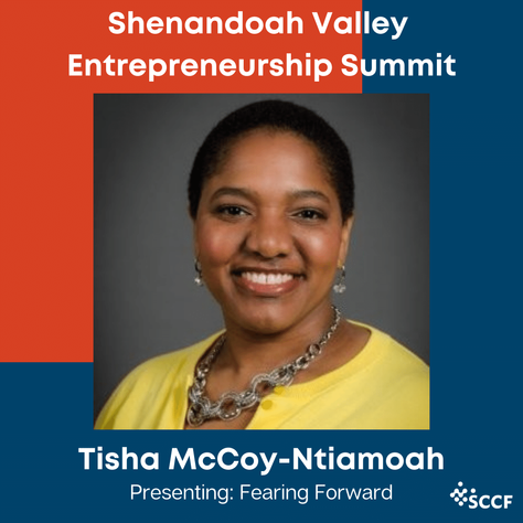 PrePOPsterous founder Tisha McCoy-Ntiamoah Opening at the Shenandoah Valley Entrepreneurship Summit