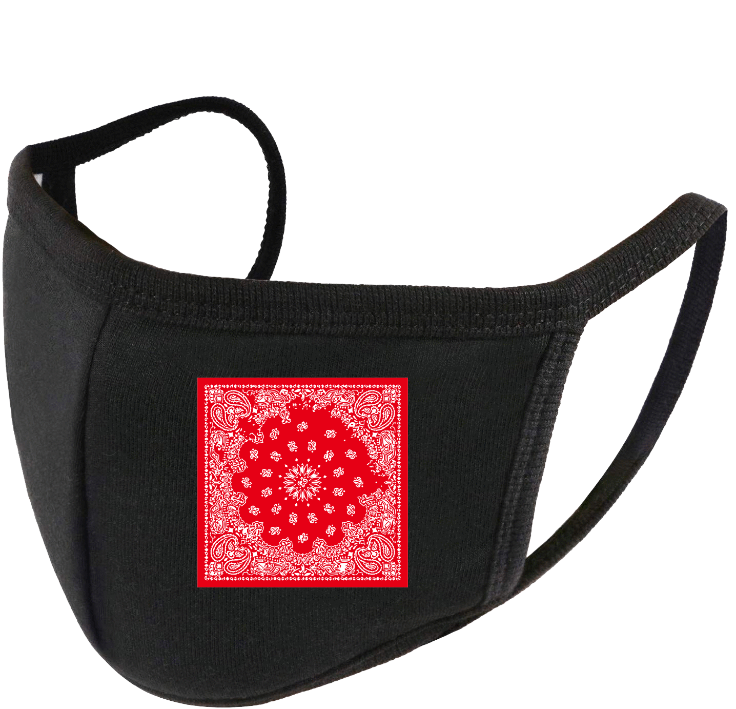 Red Bandana Face Mask afcstreetwear