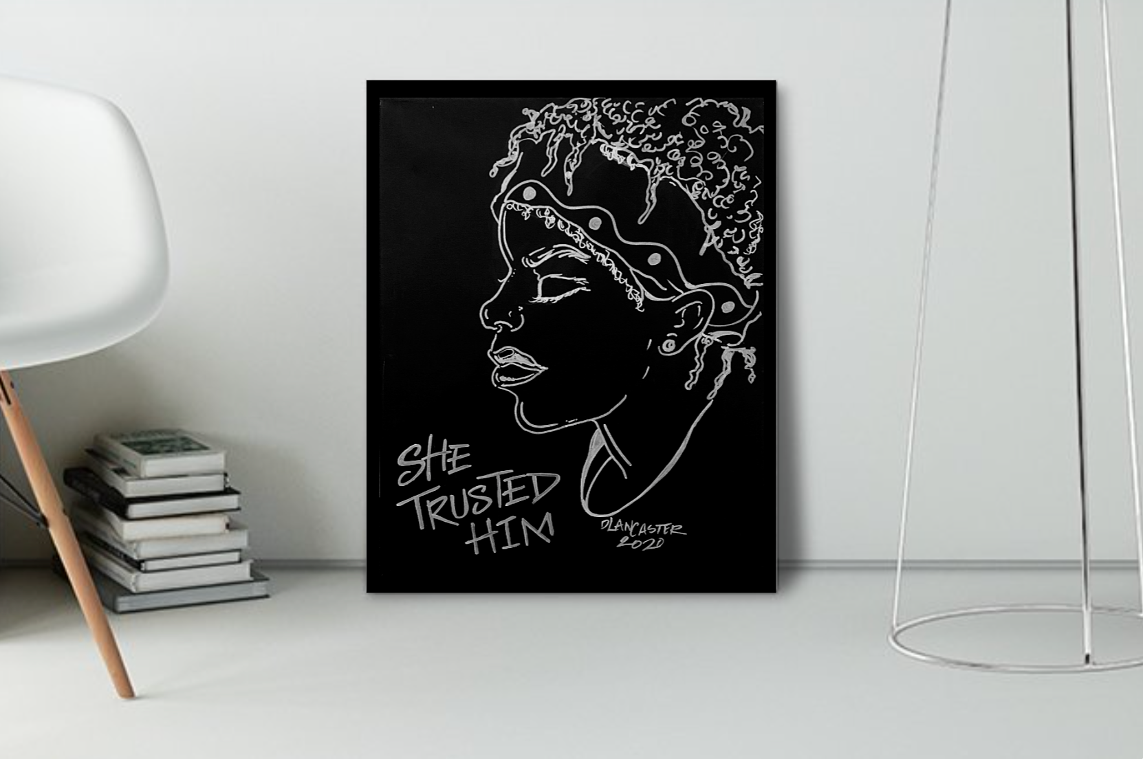 Canvas-She Trusted Him