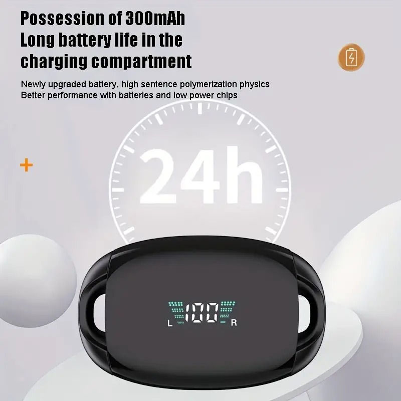 Miniatura: True Wireless Bone Conduction Earphones for Sports