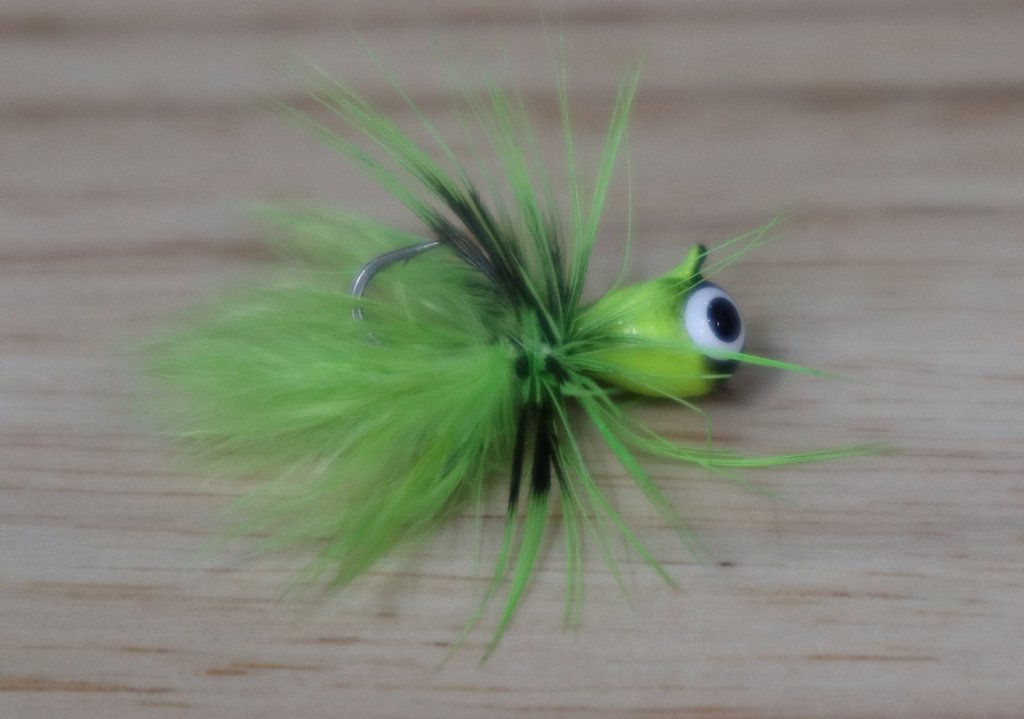 SOUR APPLE FLY TUNGSTEN JIG, 3-6mm