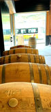 Sailor Seeks Horse wine barrels and bus Huon Valley. StelaVino best wine tours Tasmania
