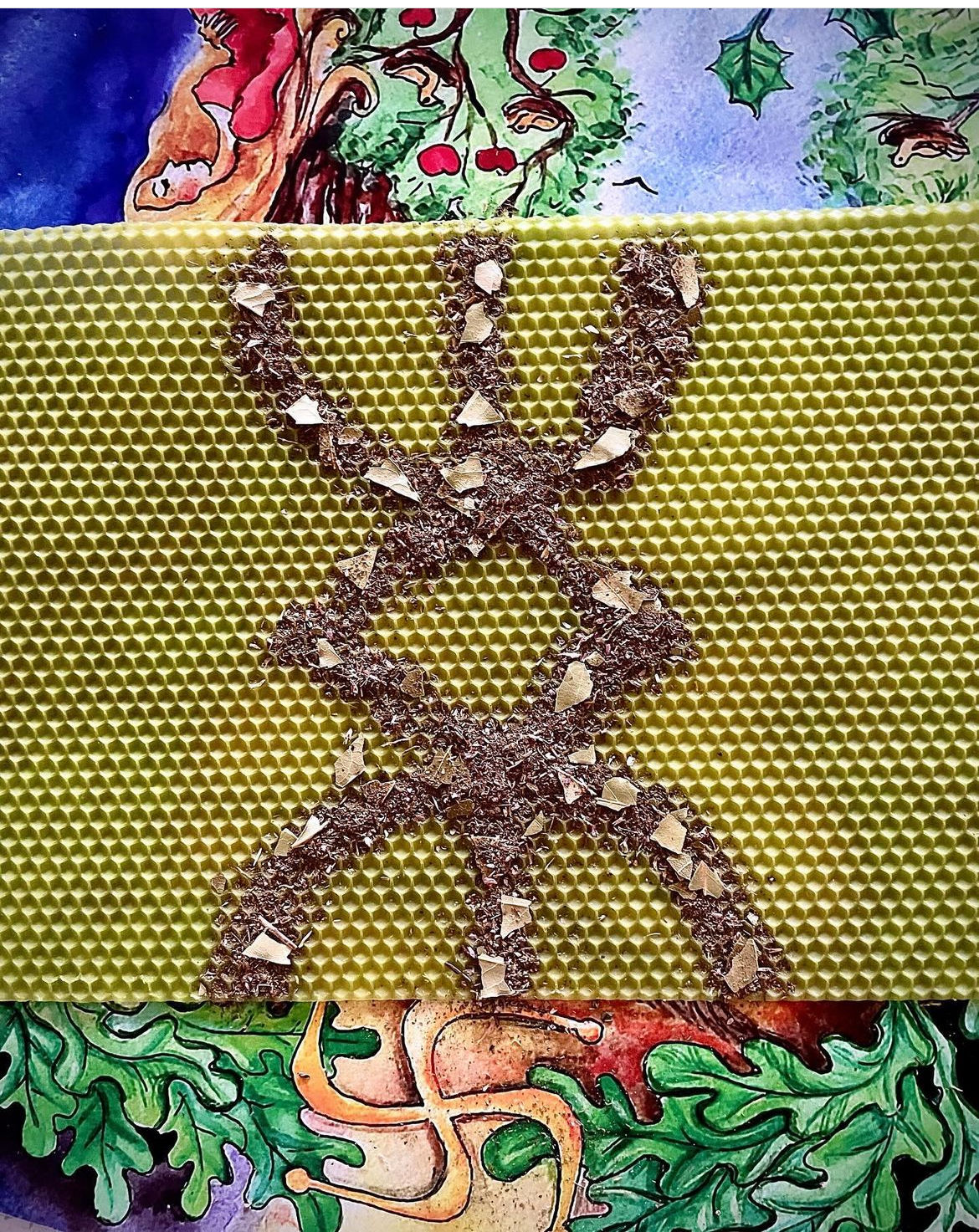 Руническая свеча с руной Достаток 💰🎯✨