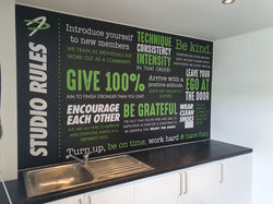 Internal wall graphics