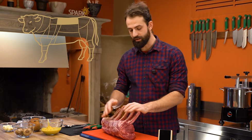 localizzazione anatomica del taglio di carne nell'animale