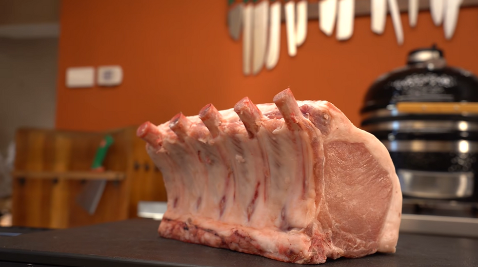 taglio crudo dell'arista con le ossa