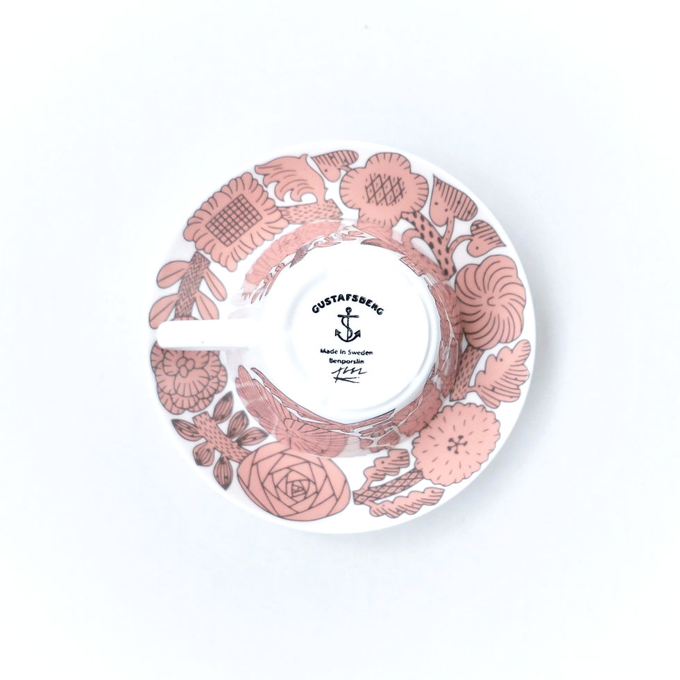 サムネイル： GUSTAVSBERG  april cup&saucer  Ocre