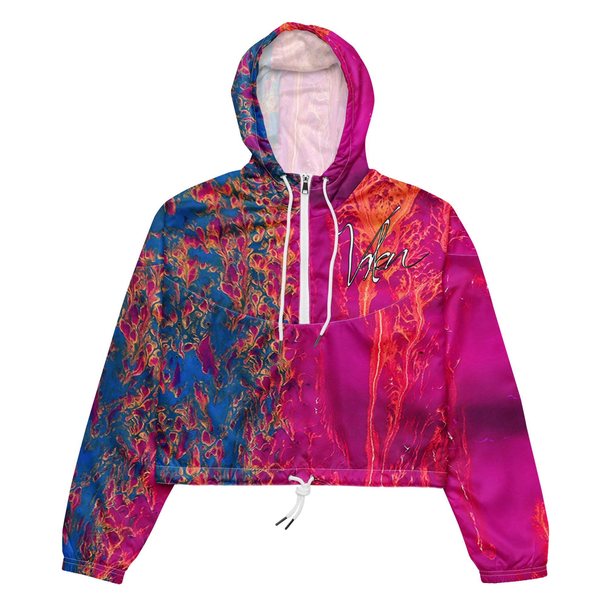 WSA Swirl Mix Blu/Pnk Windbreaker