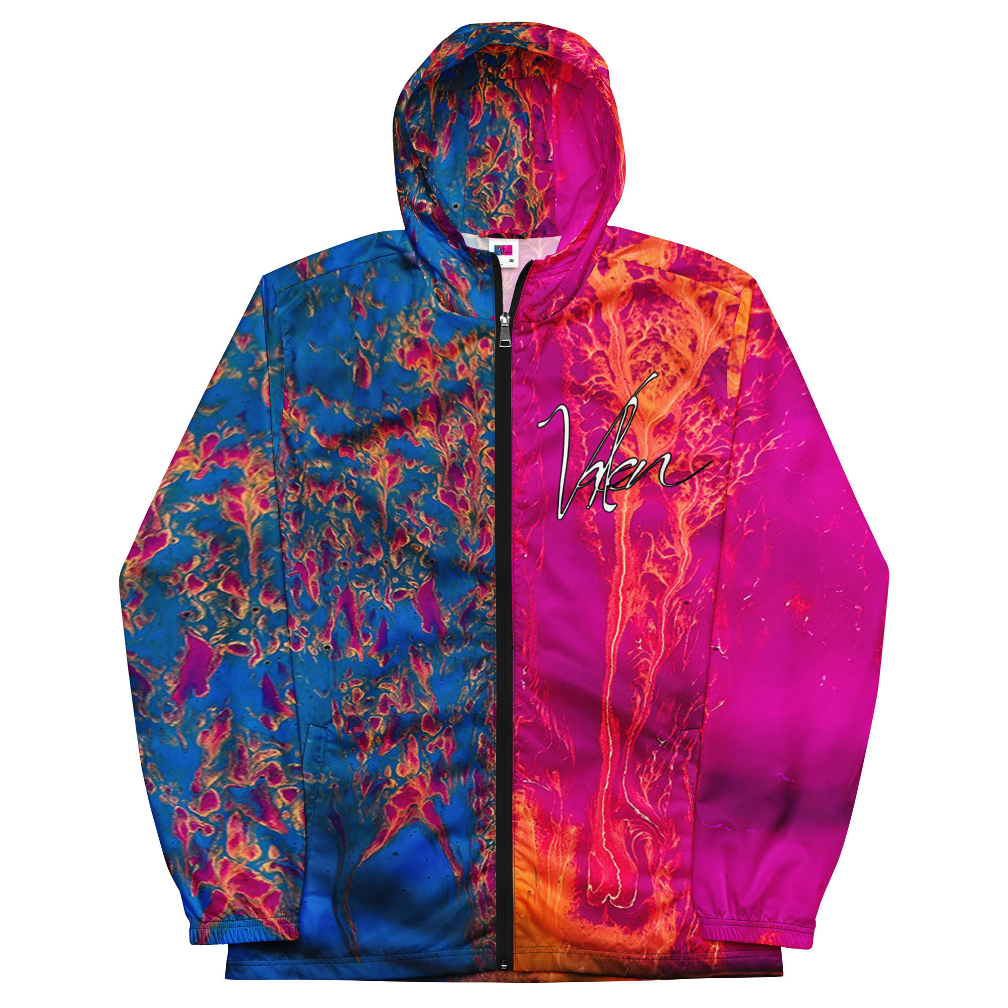 WSA Swirl Mix Blu/Pnk Windbreaker