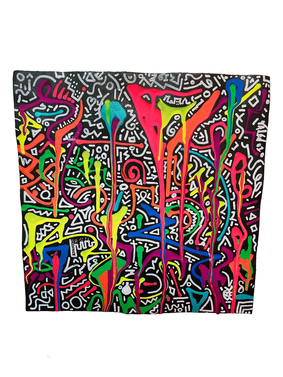 Thumbnail: 12x12 Custom Leather Art - No Frame