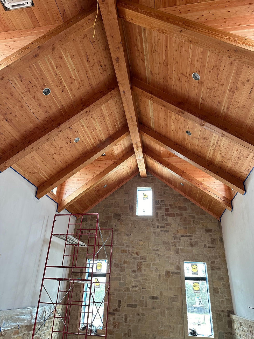 custom beam and timber work