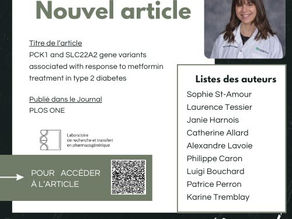 Our latest scientific article is finally published!