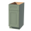 Thumbnail: Olive Green  15" W x 34.5" H x 24" D Base Cabinet