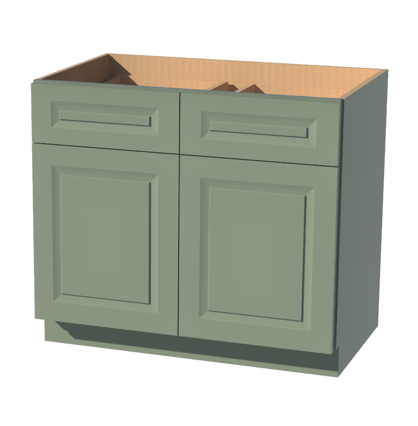 Beautiful White and Espresso Shaker Cabi