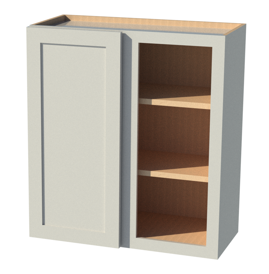 Beautiful White and Espresso Shaker Cabi