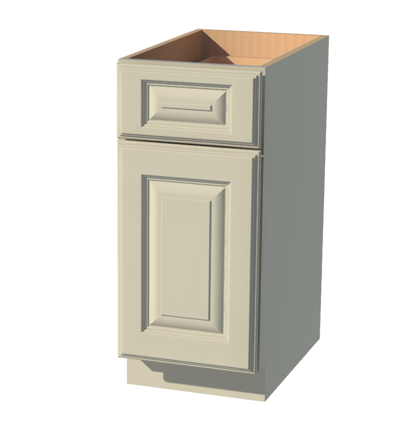 Beautiful White and Espresso Shaker Cabi