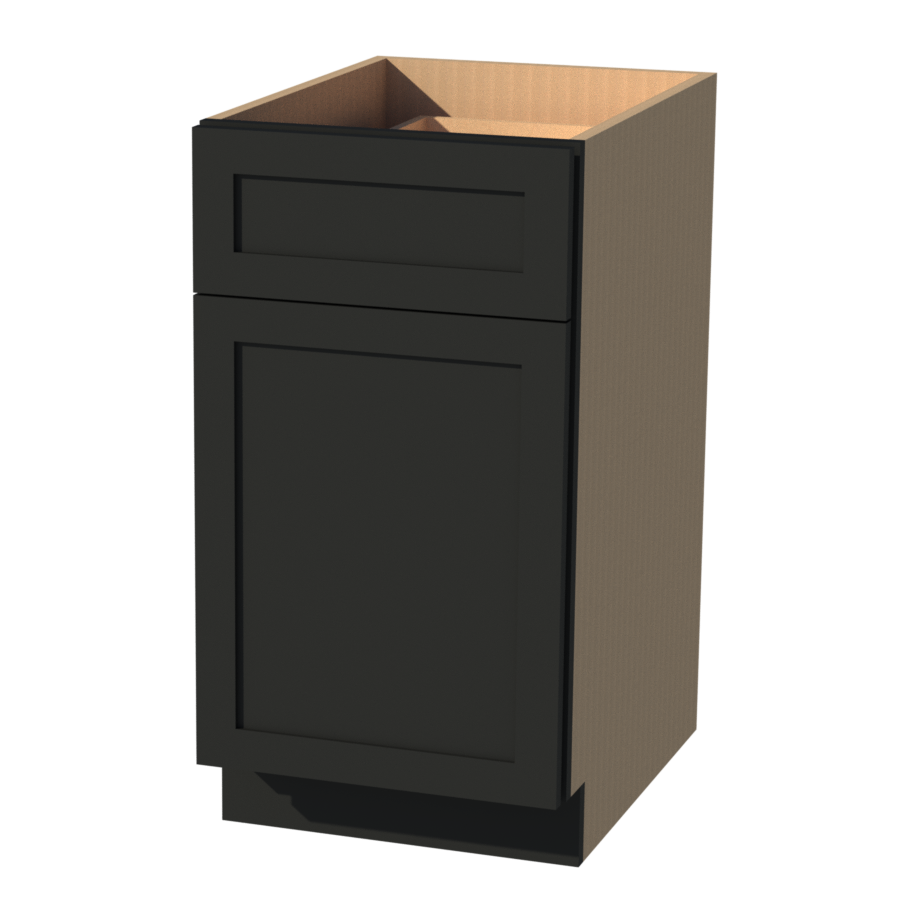 Beautiful White and Espresso Shaker Cabi