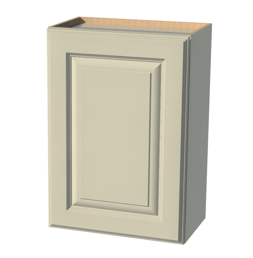 Beautiful White and Espresso Shaker Cabi