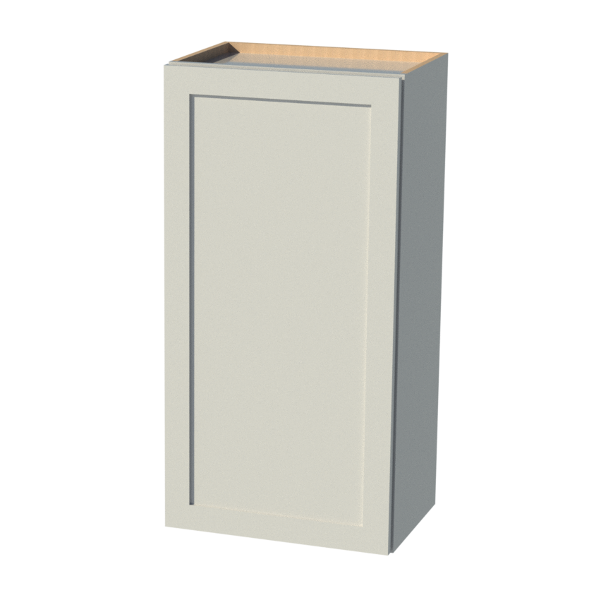 Beautiful White and Espresso Shaker Cabi