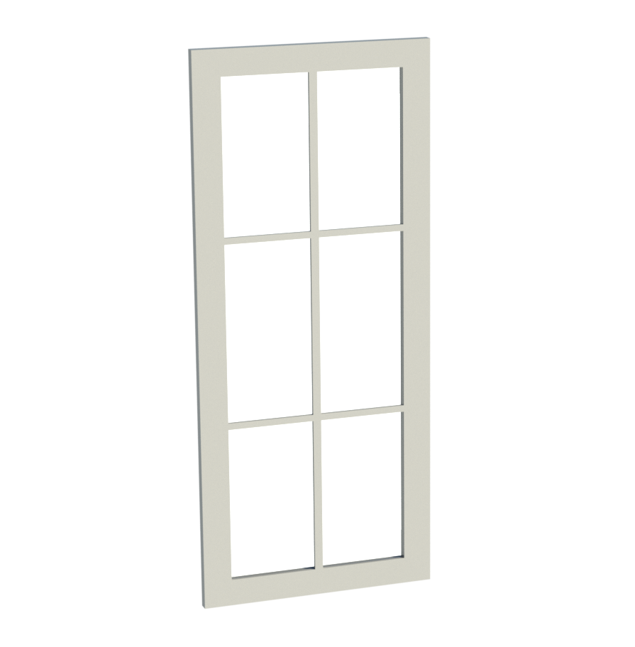 Beautiful White and Espresso Shaker Cabi