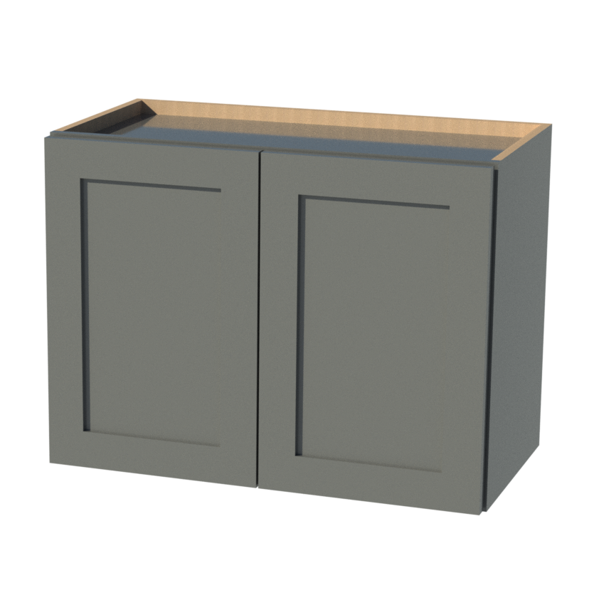 Shaker Grey 24"W x 18"H x 12"D Wall Cabinet