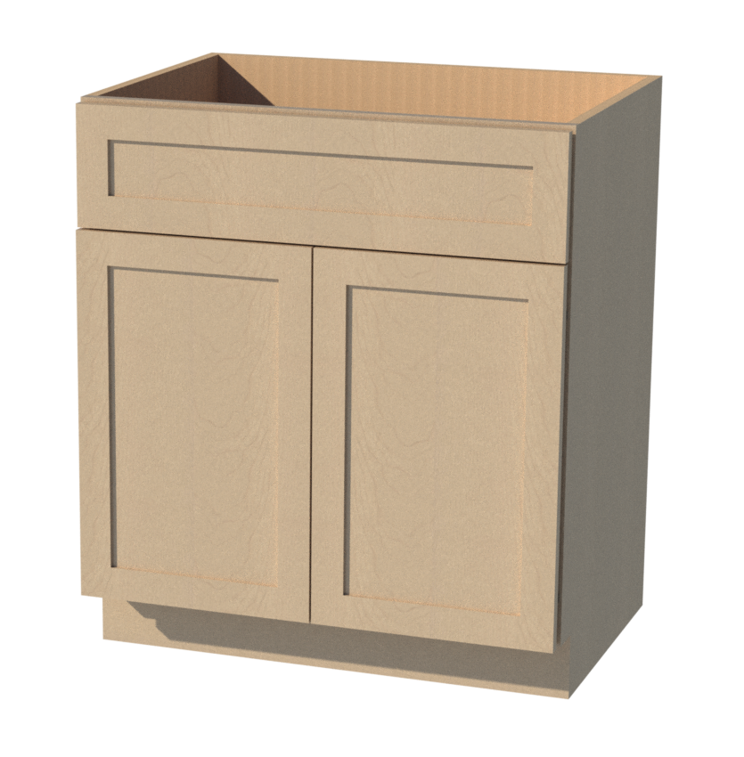 Beautiful White and Espresso Shaker Cabi