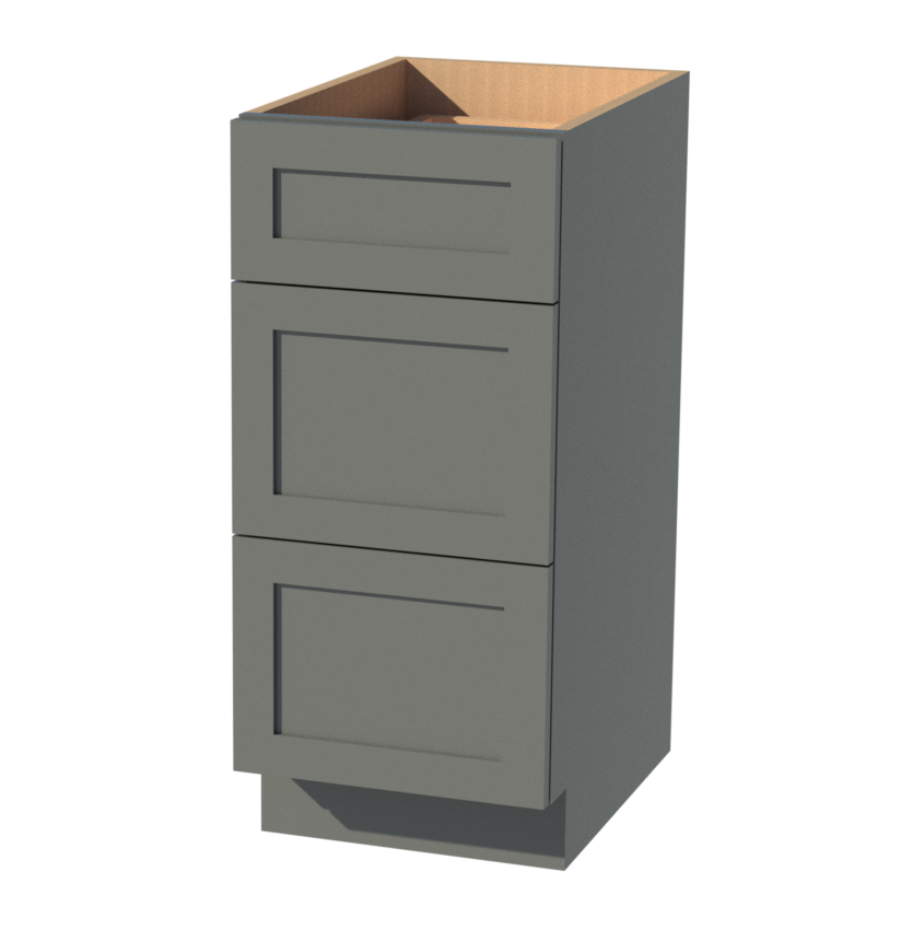 Beautiful White and Espresso Shaker Cabi