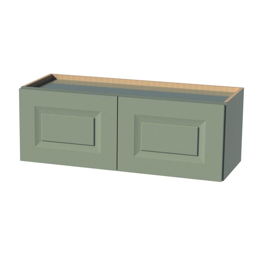 Beautiful White and Espresso Shaker Cabi